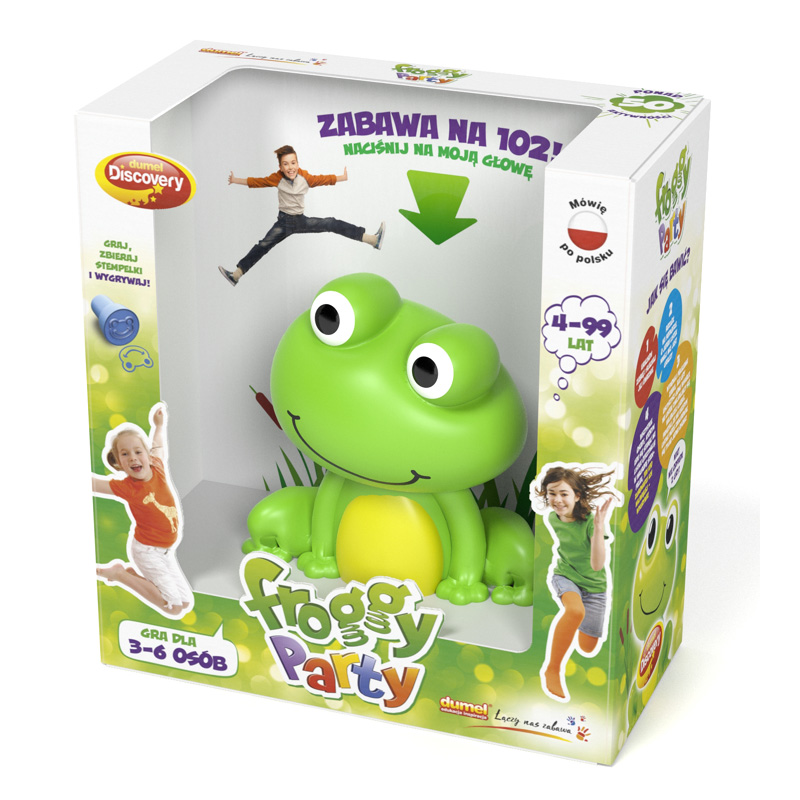 Froggy Party gra interaktywna DD61645