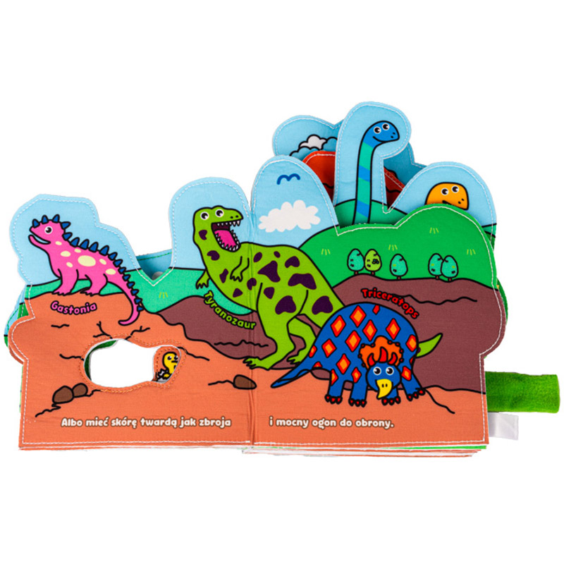 Jolly Baby Książeczka Świat dinozaurów 80465