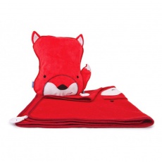Kocyk i poduszka Felix czerwony TRUA-0128