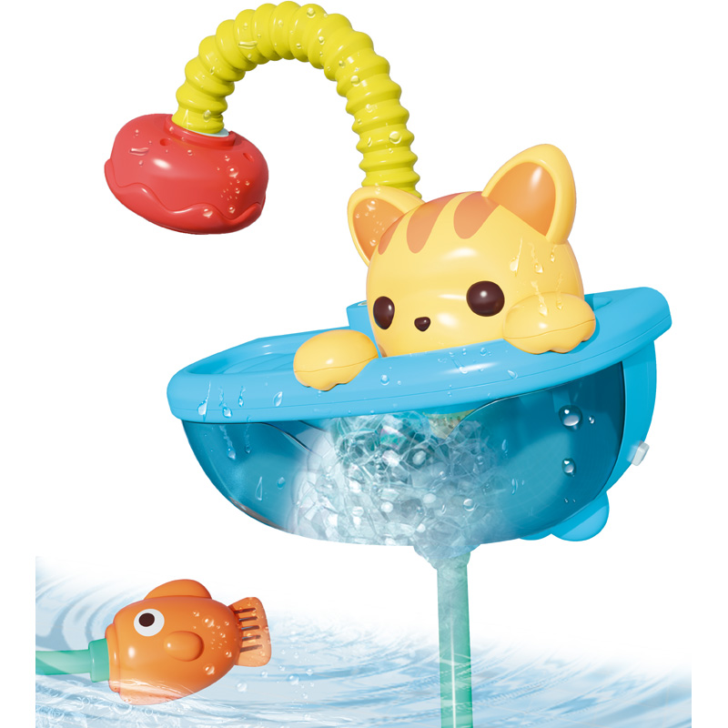 Kotek w kąpieli - spieniona zabawa 50471