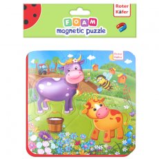 Magnesy piankowe puzzle Farma