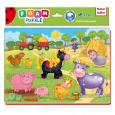 Miękkie puzzle A4 Farma