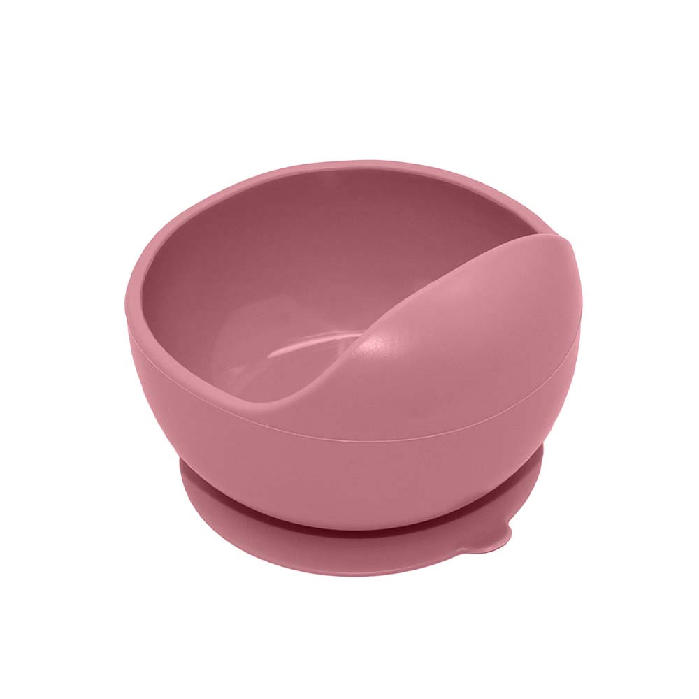 Miseczka silikonowa z przyssawką kolor różowy