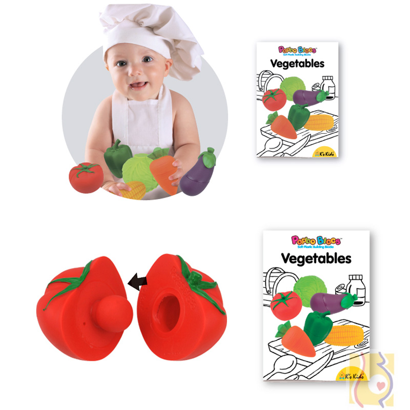 Popboblocs - warzywa sałata i bakłażan KA10702