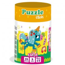 Puzzle patyczki lama/jednorożec