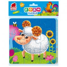 Puzzle piankowe farma kogut/baran