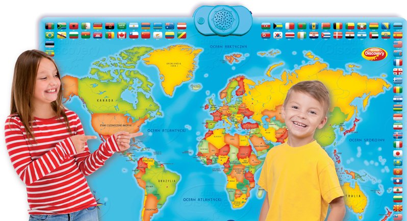 edukacyjne mapy świata